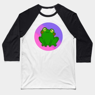 LGBTQ+ Bisexual Frog Design Baseball T-Shirt